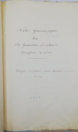 Manuscrit provence - [manuscrit], [provence]