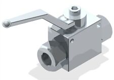 Vanne À Boule Haute Pression En Acier Inoxydable, 2 Voies