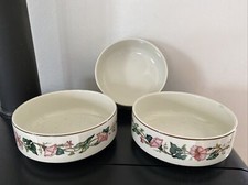 Ancien Bol Ramequin Saladier Service Palermo Villeroy Boch Fleur Vintage