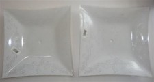 Pair NOS 1980s 12" Square