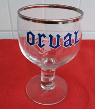 Superbe ancien verre a bière de l'abbaye d'orval