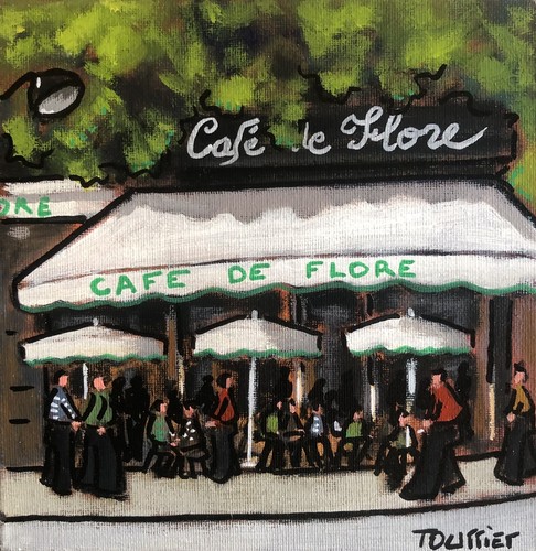 Tableau paris café flore - café, de