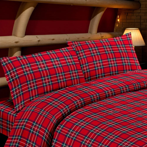 Ensemble draps flanelle - de, en