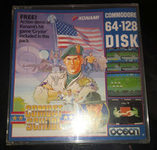 Jeu Commodore 64/128 Combat School FRA Vintage rare - Format disquette 8 pouces