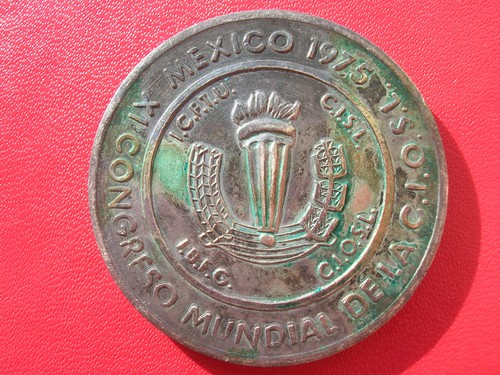 Mexique medaille mexico - mexique, 1975