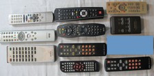 Lot:10 télécommandes diverses marques SONY TECHNIKS, etc.TV CD Amplis Décodeurs 