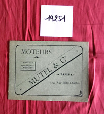 N°19251 / Moteurs  MUTEL &