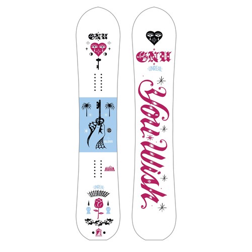 Table snowboard femme gloss - table, de