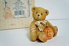 Cherished Teddies-October-month-Oscar-Sweet Treats-Halloween bear figurine w/box