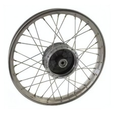 Roues à rayons, 1,6x17 pouces - Jante en acier inoxydable + rayons