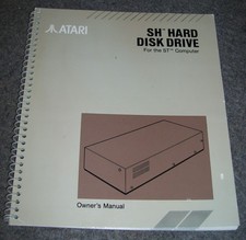 Atari 520 1040 St Ordinateur Sh 204 Disque Dur Utilisateur Owner's Manuel Qwerty