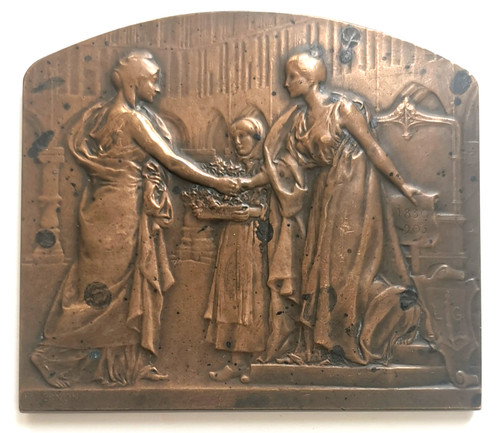 Med médaille art nouveau - art,