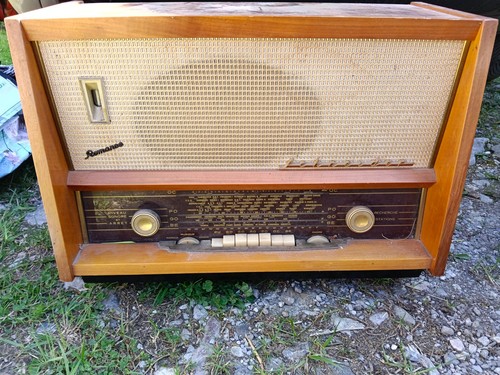 Poste radio vintage - poste, 1958