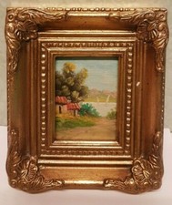 Tableau Peint À La Main Cadre