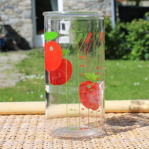 Verre doseur gradué - , vintage