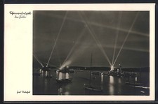 AK Jeu De Phare De La Flotte De La Kriegsmarine 1935