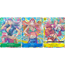 3 Card Promo Nami Robin Bonny