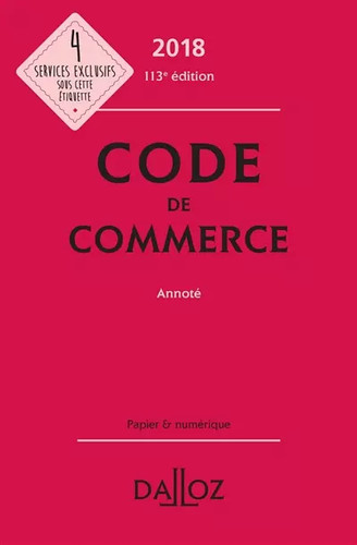 Code commerce 2018 annoté - code,