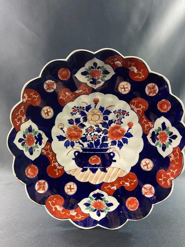 Grand plat xixe imari - xixe, japon