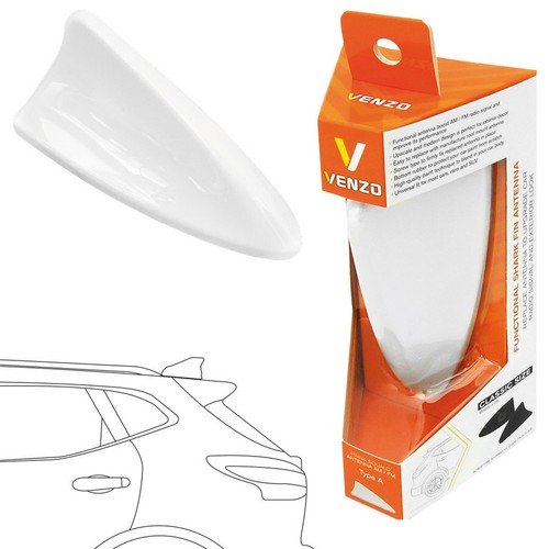 Antenne shark blanche - antenne,