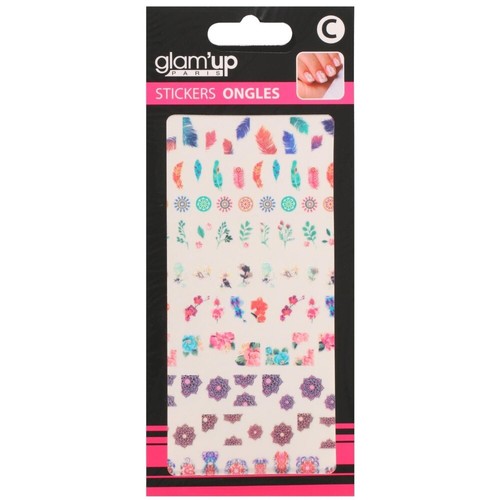 Glam stickers nail - -, art