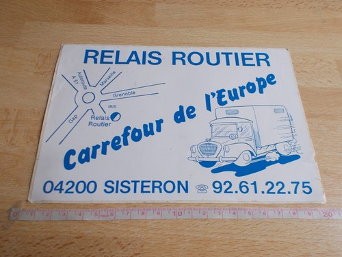 Autocollant relais routier - autocollant,