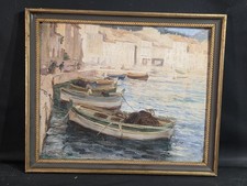 Tableau huile port cassis - huile,