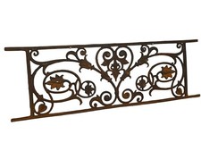 Balconnière En Fonte , 112 Cms De Long X 36 Cms De Haut 