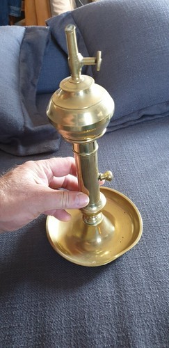 Lampe huile old copper - lampe,