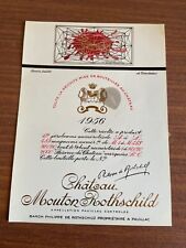 Etiquette Château Mouton