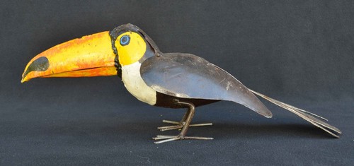 Toucan métal recyclé - en,