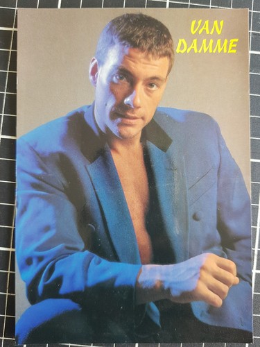 Carte postale jean claude van - postale,