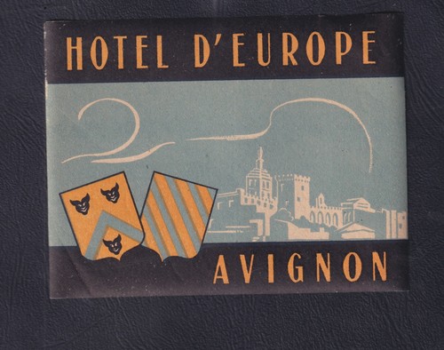 Ancienne étiquette bagage - ,