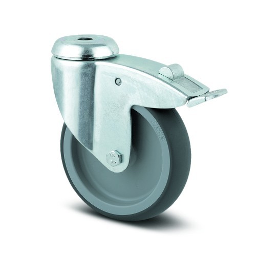 Roulette pivotante blocage