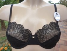 SOUTIEN GORGE ARMATURE MARQUE U COLLECTION MODELE ARABESQUE COLORIS NOIR