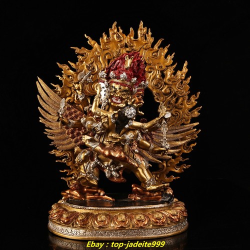 Old nepal bronze gilt - 11.8"old,