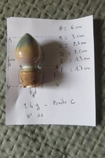 Ancien Bouchon Carafe porcelain 24g/C11