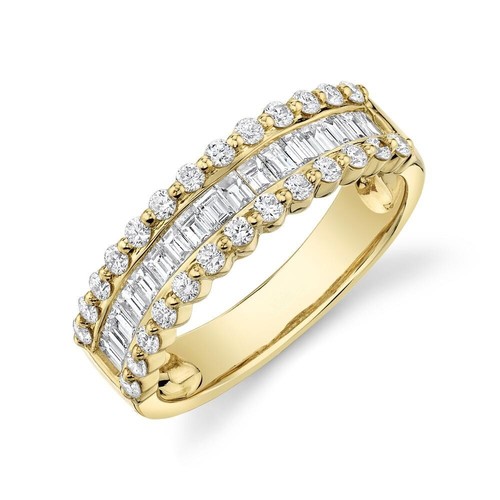 Bague diamant baguette - bague,