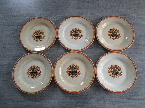 Assiettes plates art déco - plates, art-déco
