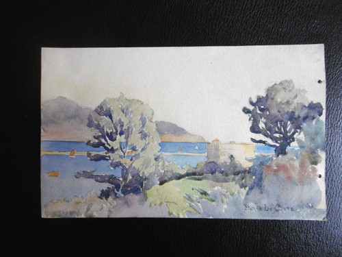 Conte pierre aquarelle - le,