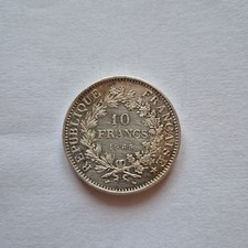 10 francs hercule argent 1965