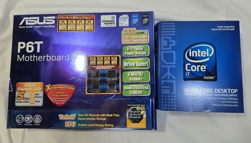 Asus p6t avec processeur - mb,