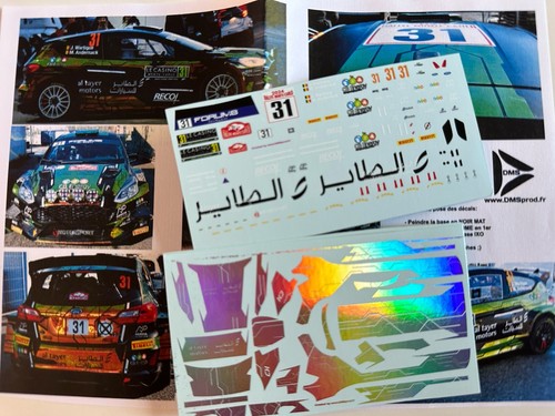 Decal ford fiesta - decal, r5