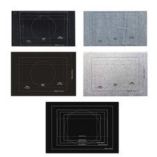 Grand tapis de rangement en feutre enroulable pour puzzles, idéal pour les jeux