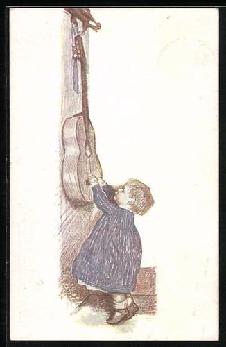 Carte postale artiste g - carte, d'artiste
