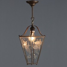 Lanterne Ancienne Métal Verre