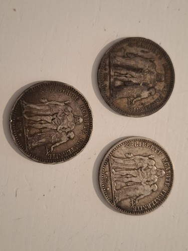 Lot pieces 5 francs - lot,