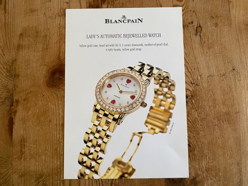 Fiche technique blancpain - fiche,
