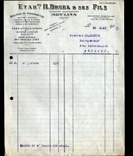 MOULINS (03) MATERIEL MOTEURS ,FONDERIE & MACHINES AGRICOLES "BRUEL & Fils" 1927