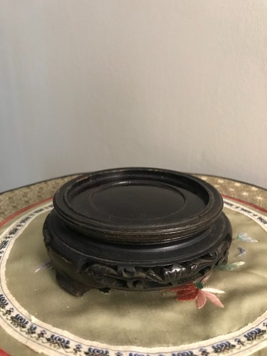 Socle support bois vase - socle,